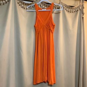 Calvin Klein orange dress